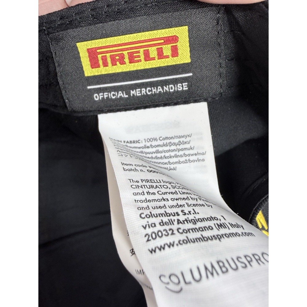 Pirelli Podium Hat Cap P Zero F1 1st Place Adjustable Embroidered Men's New - Picture 10 of 10